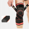 Stabilizator kolana POINT czerwony – sportowe zastosowanie, tenis stołowy, bieganie i rehabilitacja